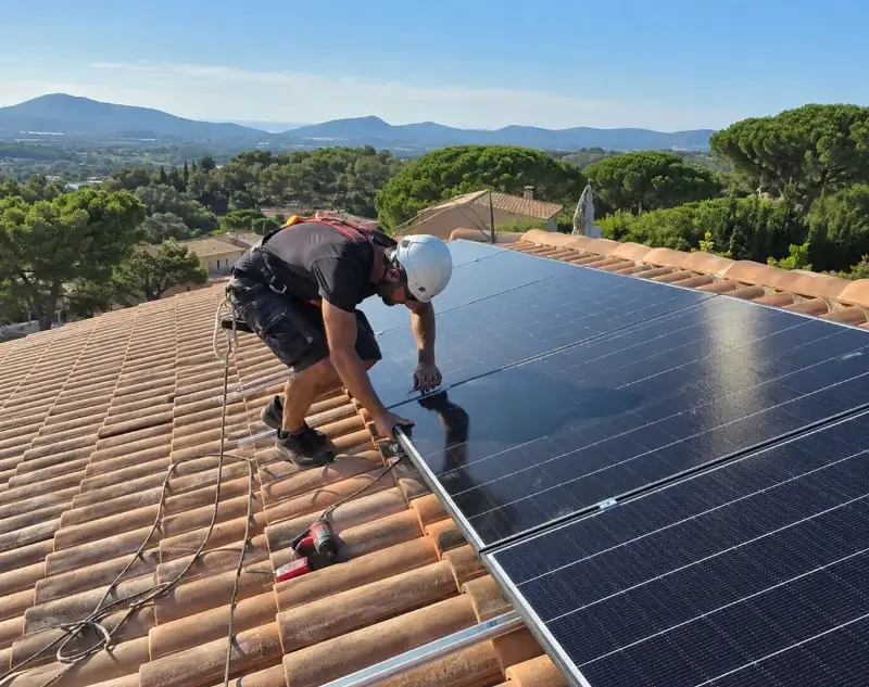 Installateur panneaux solaires Polliat — pose photovoltaïque sur toiture