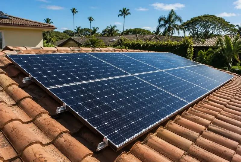 Installation de panneaux solaires à Polliat